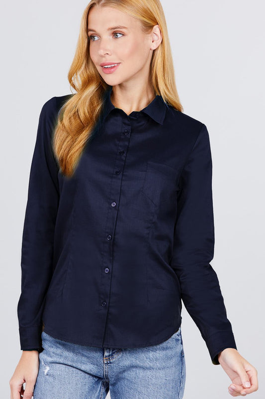 Classic Comfort Button Down Woven Shirts