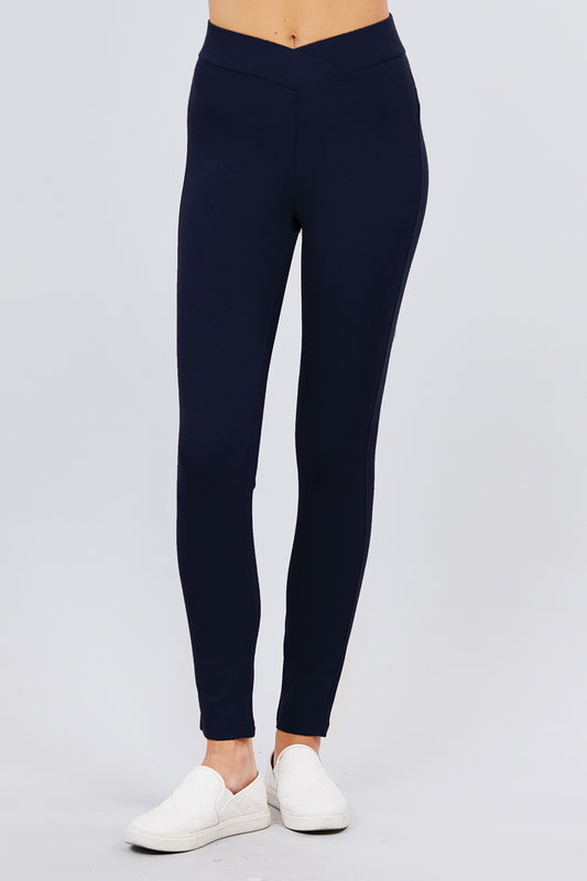 Everyday Sophistication Mid-rise Ponte Pants