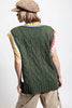 Vibrant Layers Multi Color Knitted Sweater Vest